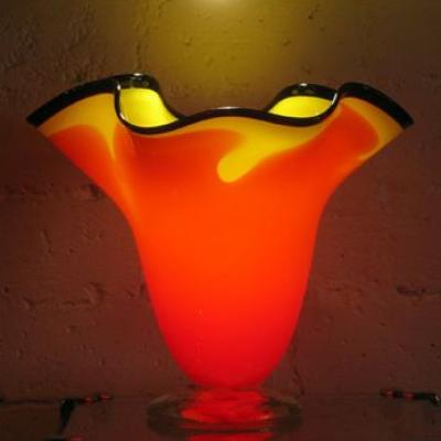 Starburst Fluted Vase In Ch